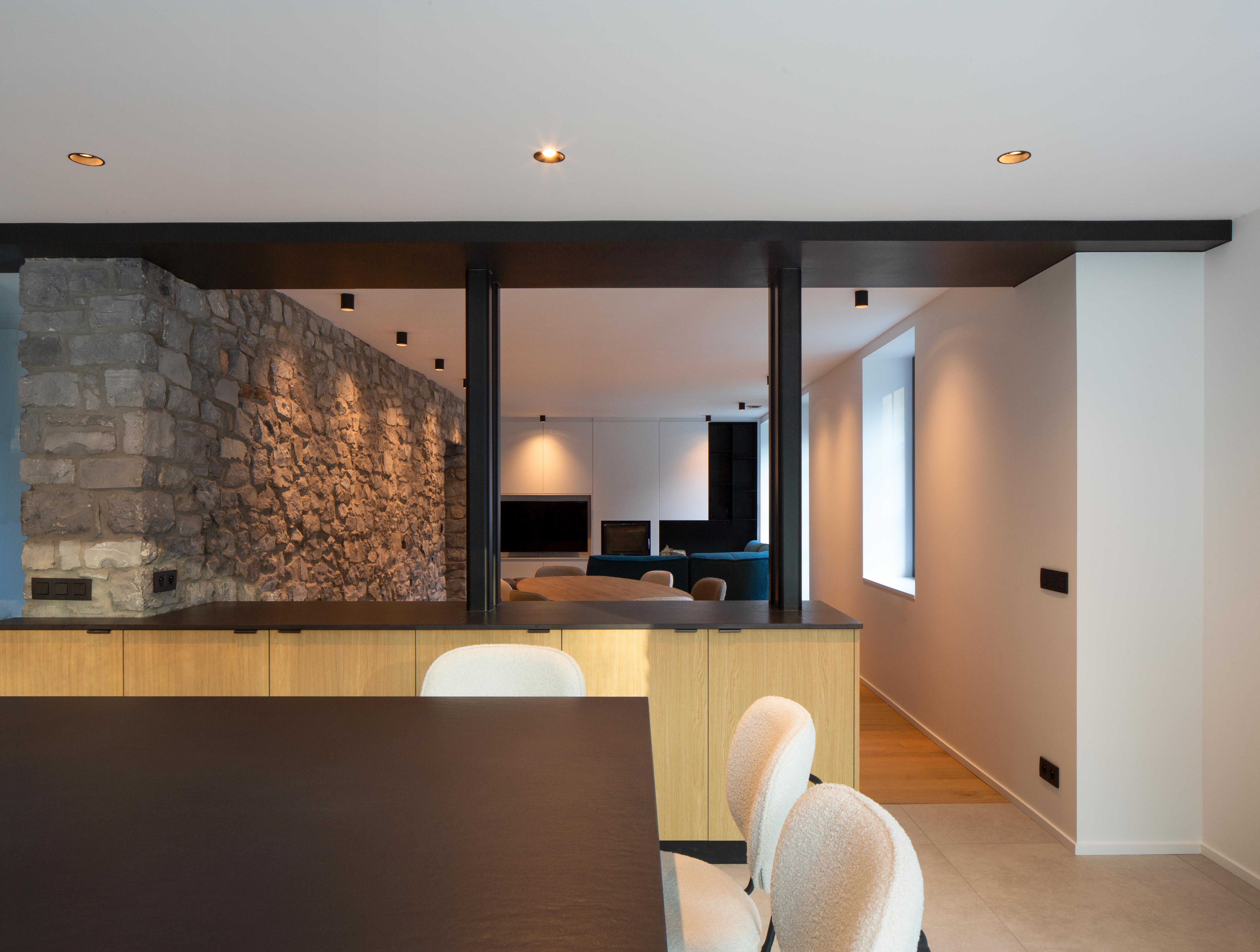 Brix-Architecture Rénovation villa Mosane Architecte Style Mosan Pierre calcaire