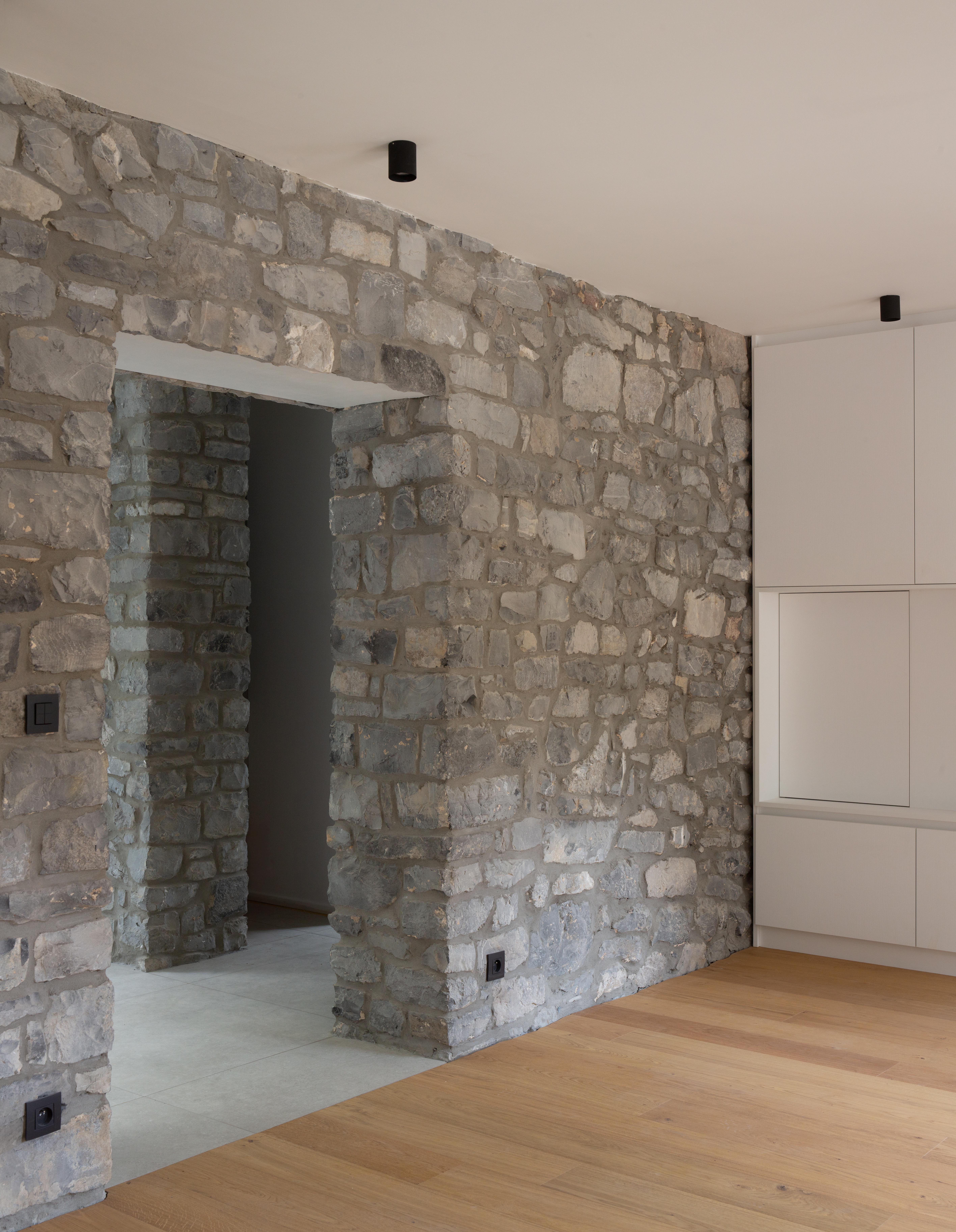 Brix-Architecture Rénovation villa Mosane Architecte Style Mosan Pierre calcaire